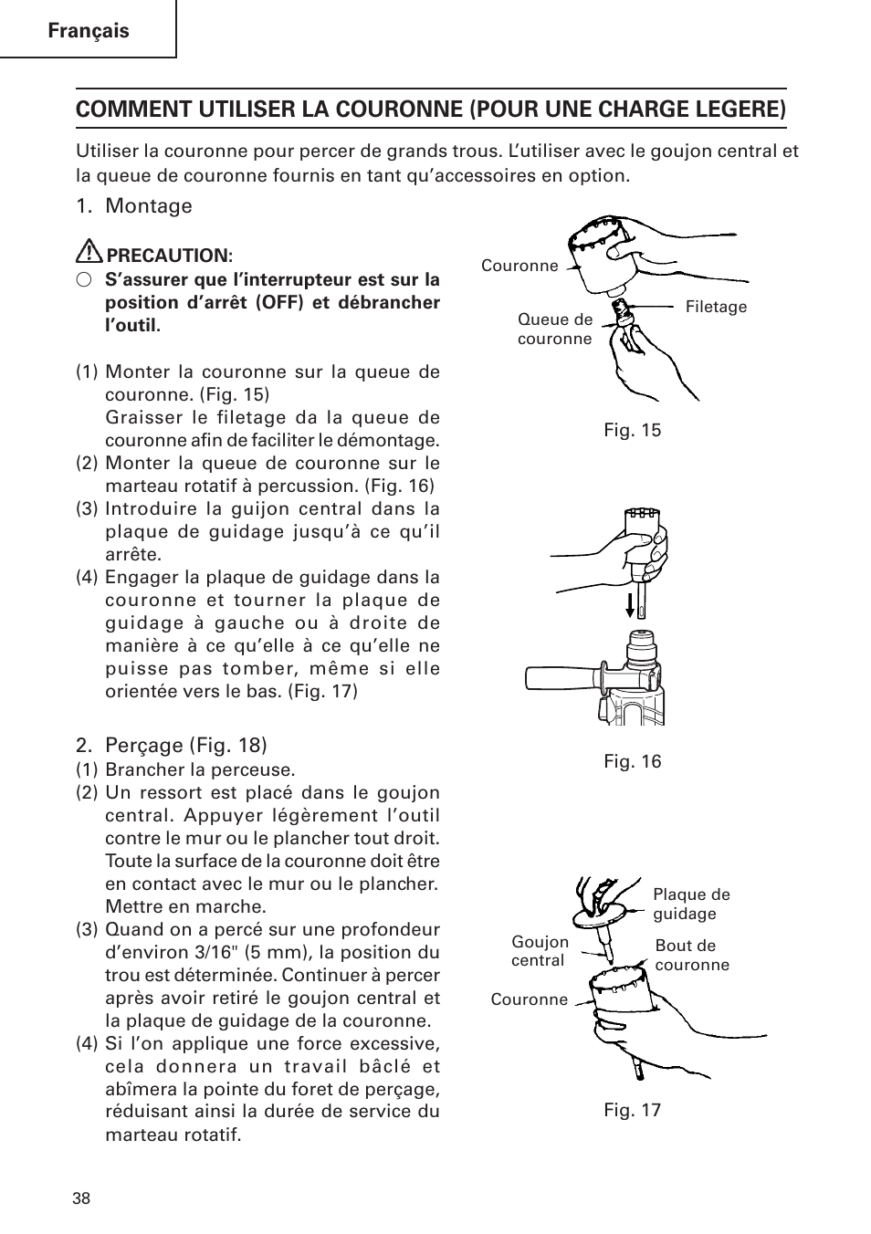 Hitachi DH24PB2 User Manual | Page 38 / 72