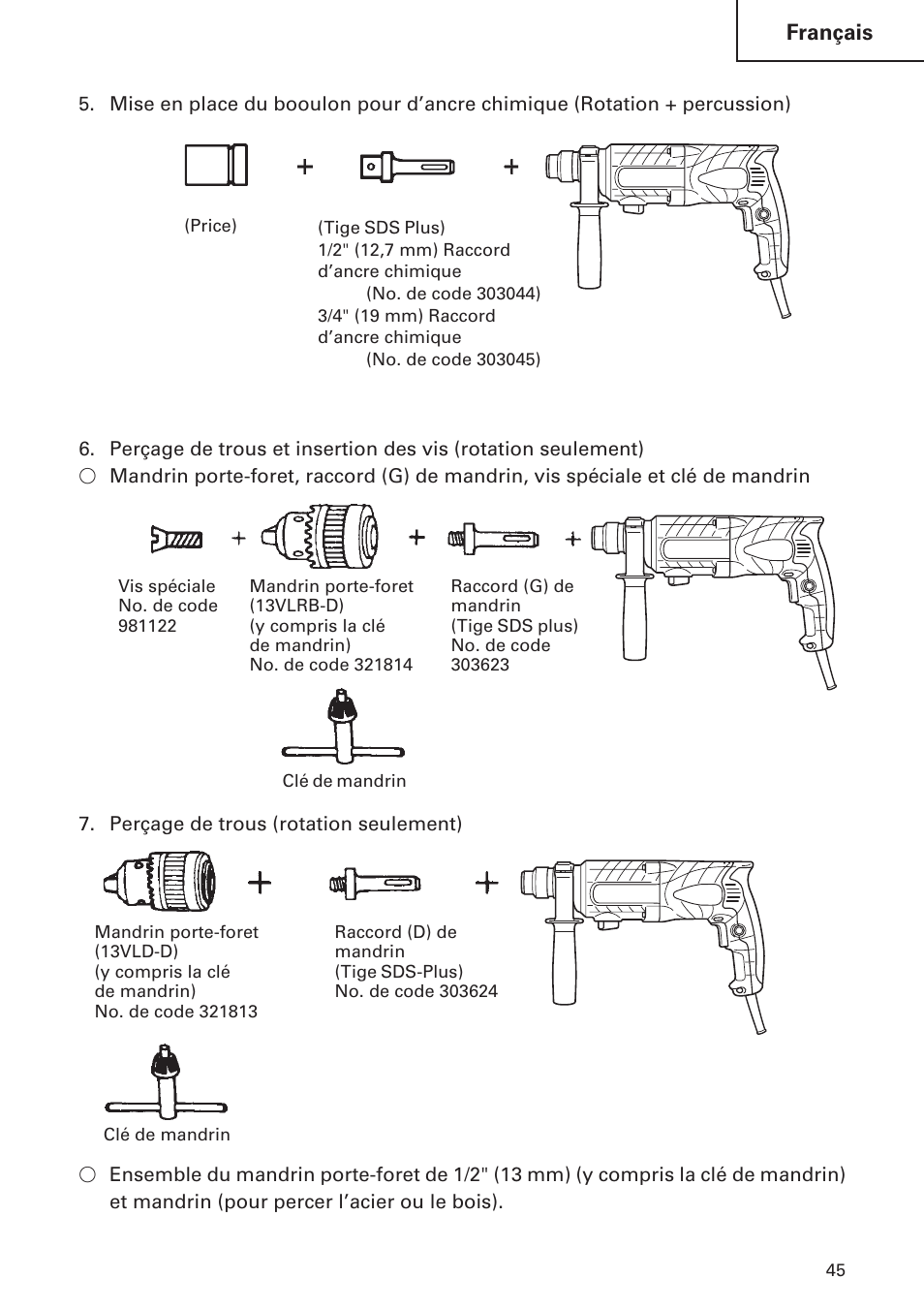 Hitachi DH24PB2 User Manual | Page 45 / 72