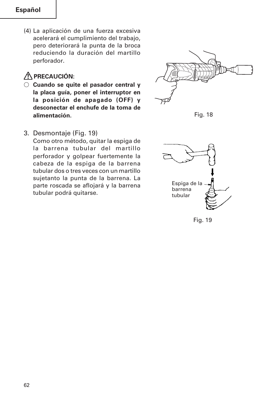 Hitachi DH24PB2 User Manual | Page 62 / 72