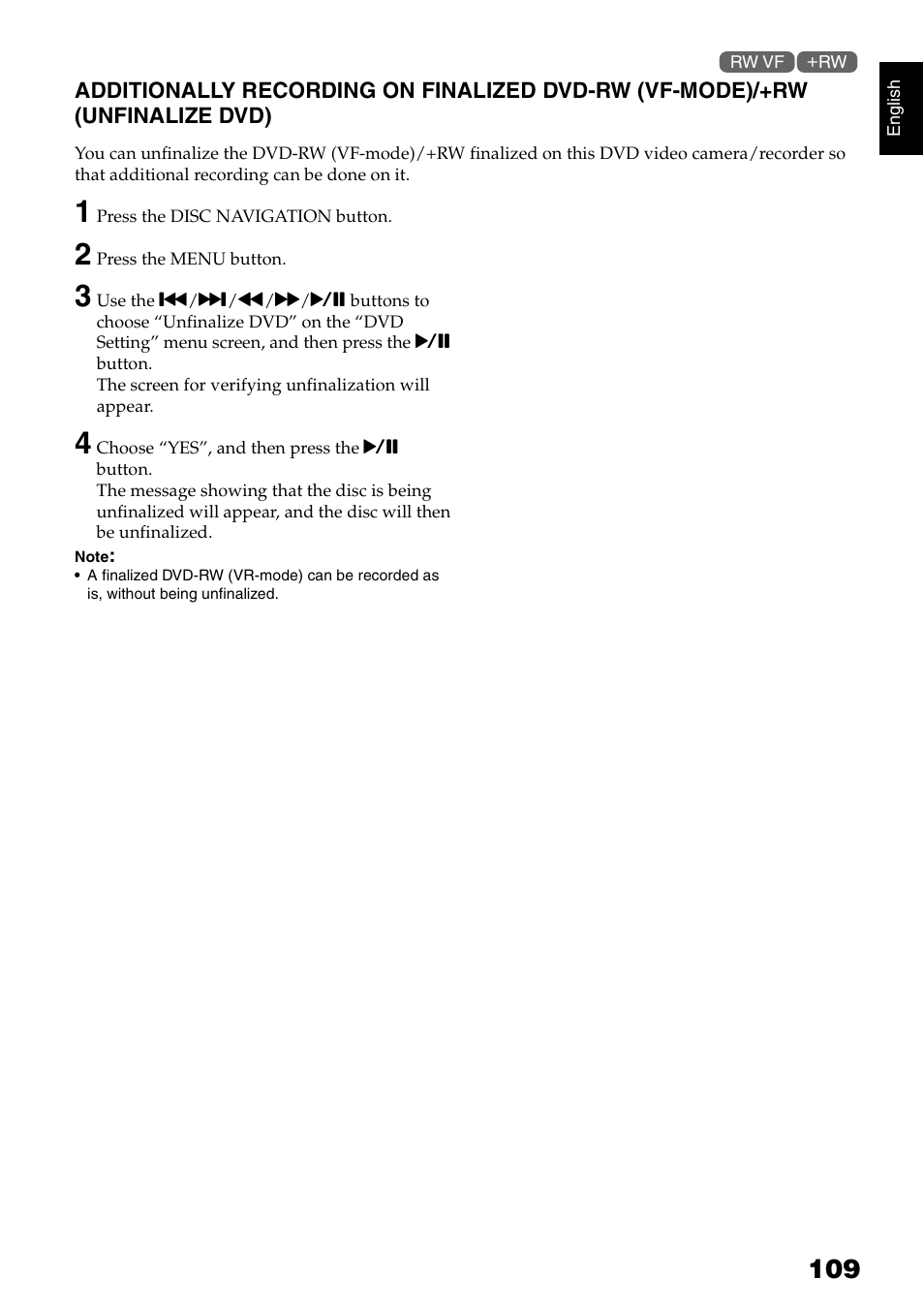 Hitachi DZ-HS300A User Manual | Page 109 / 170