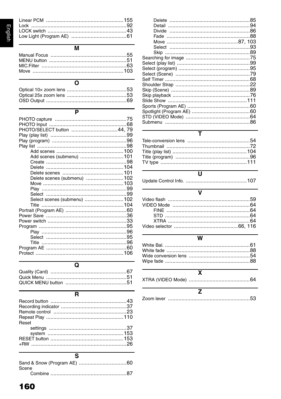 Hitachi DZ-HS300A User Manual | Page 160 / 170