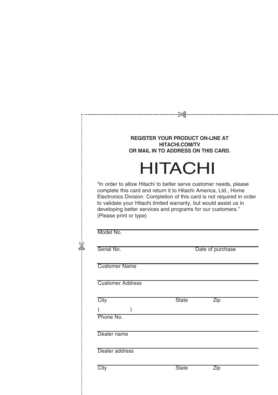 Hitachi | Hitachi DZ-HS300A User Manual | Page 164 / 170