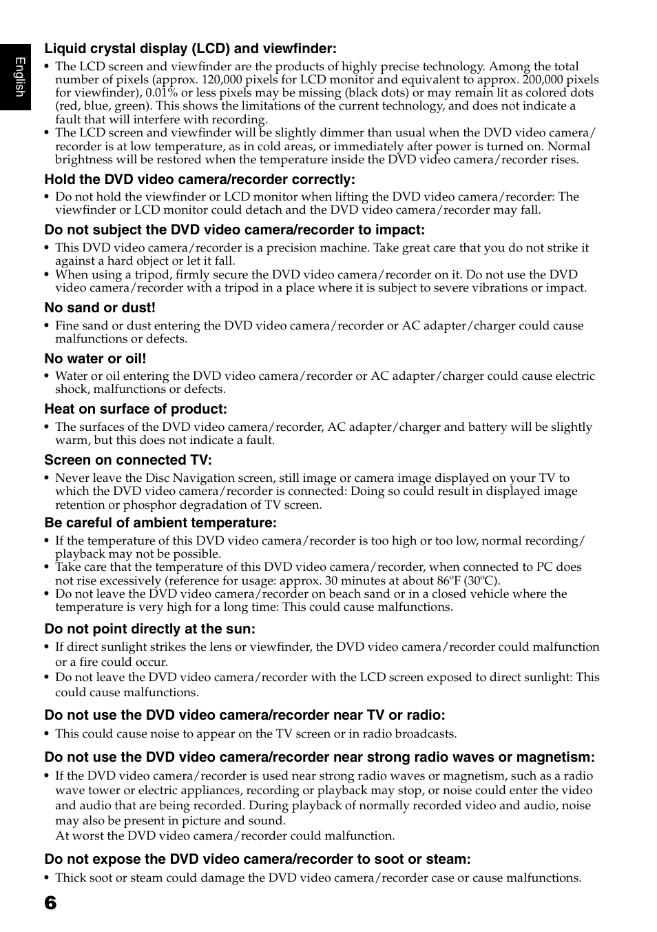 Hitachi DZ-HS300A User Manual | Page 6 / 170