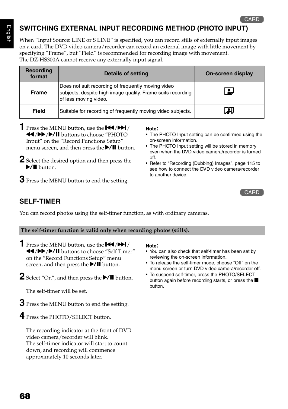 Hitachi DZ-HS300A User Manual | Page 68 / 170