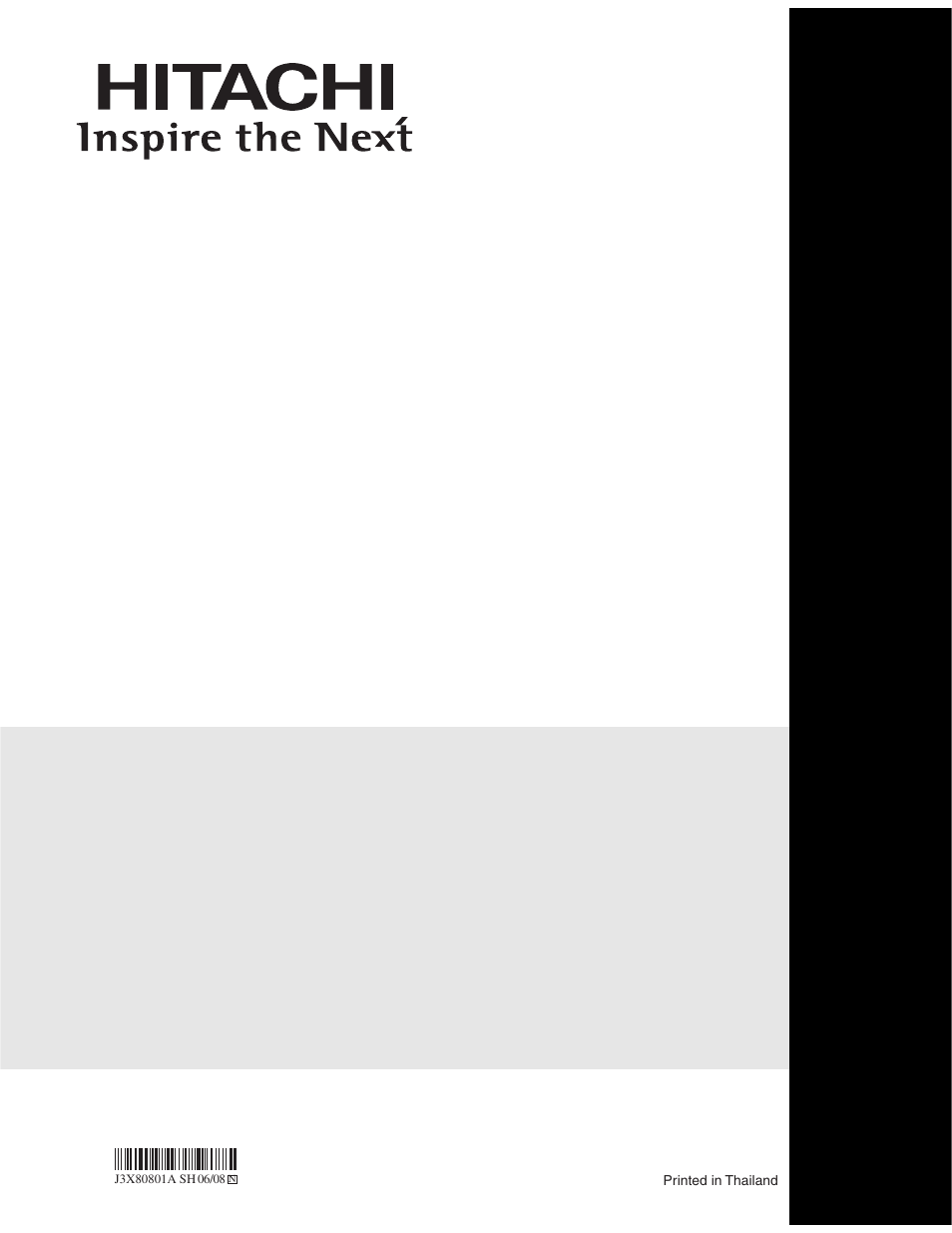 Hitachi 50HDA39 User Manual | Page 52 / 52