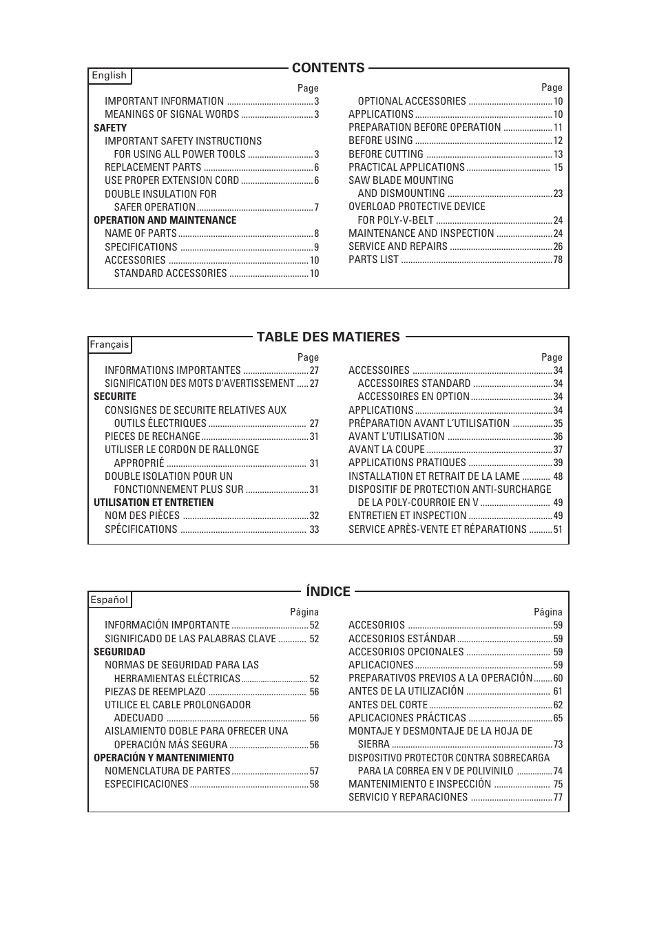 Hitachi C 10FS User Manual | Page 2 / 84