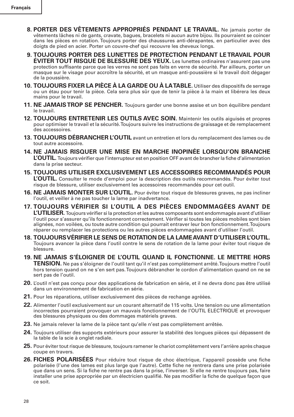Hitachi C 10FS User Manual | Page 28 / 84