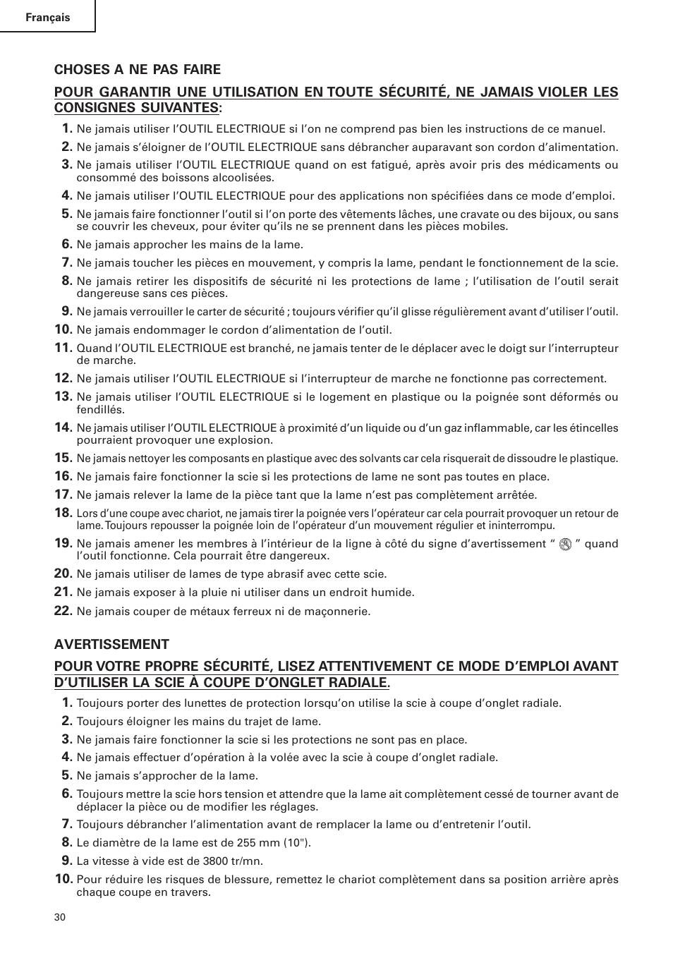 Hitachi C 10FS User Manual | Page 30 / 84