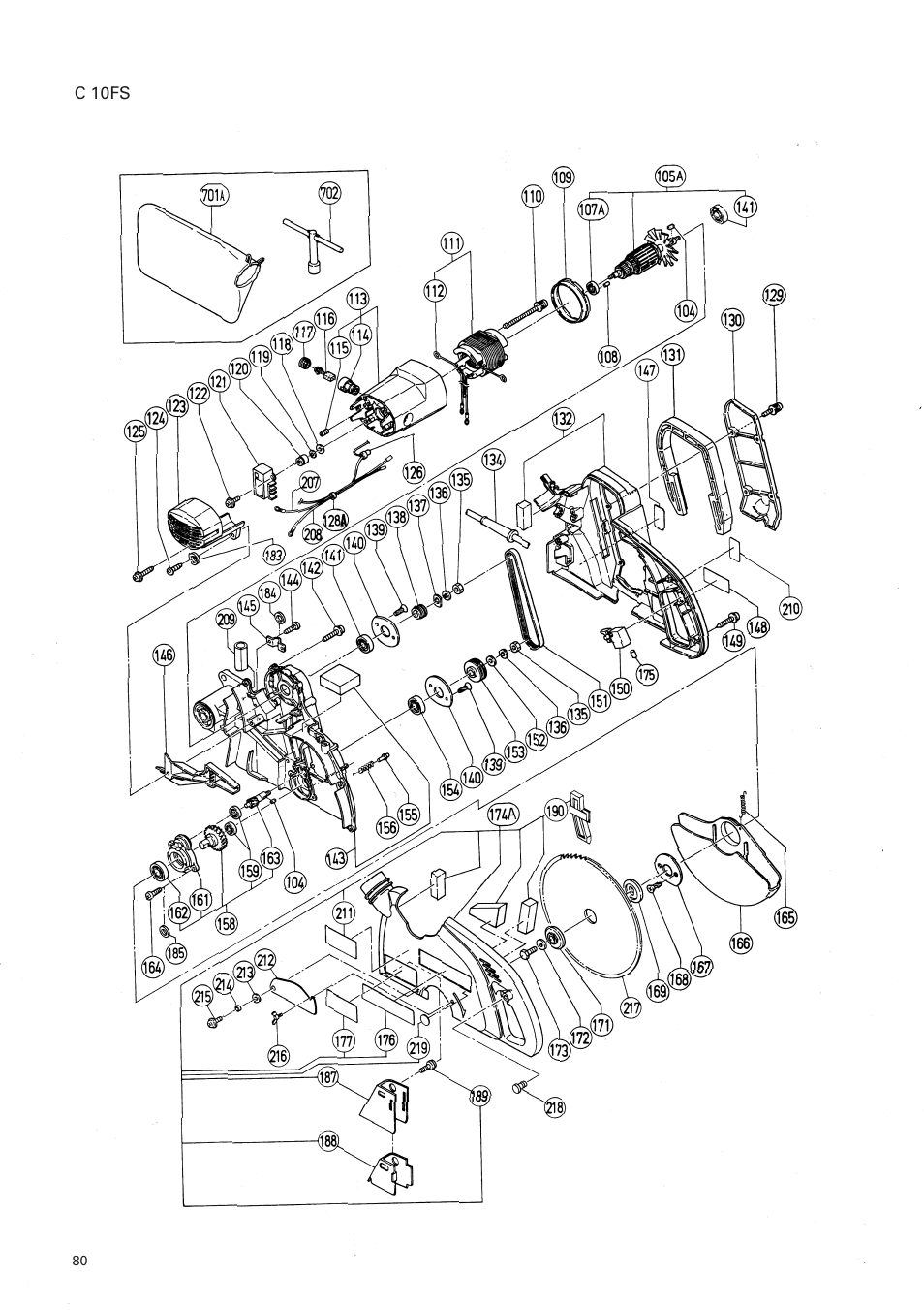 Hitachi C 10FS User Manual | Page 80 / 84