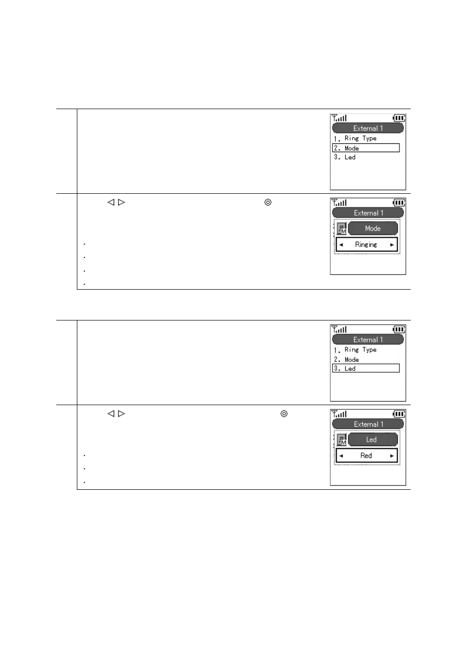 3 mode, 4 led | Hitachi TD61-2472 User Manual | Page 46 / 72