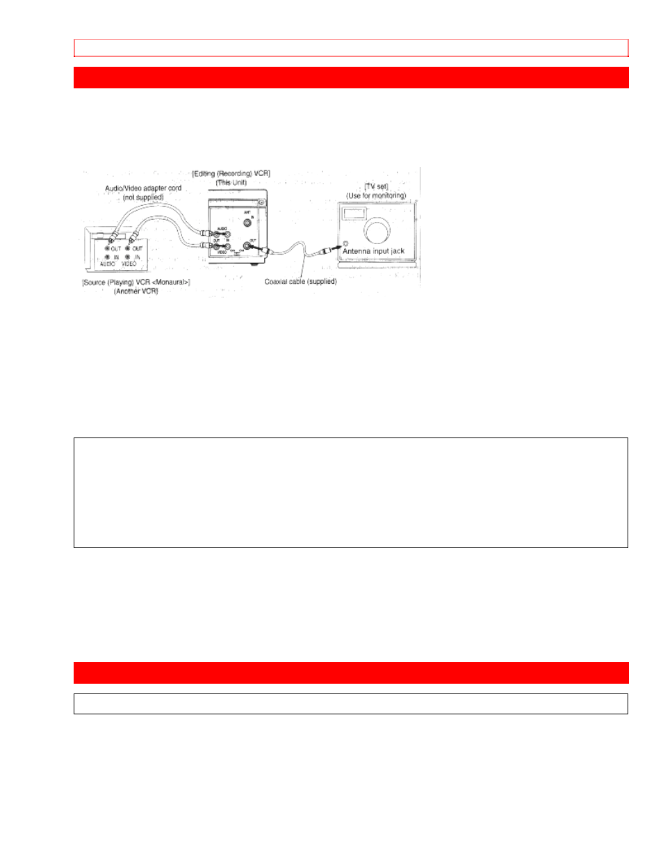Copying a video tape, To monitor the recording, On screen display | Hitachi VT-MX424A User Manual | Page 40 / 46