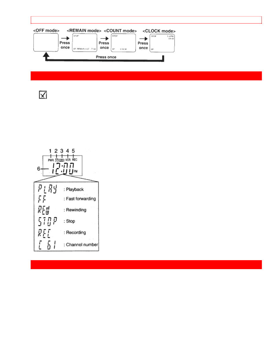 Digital display special features, Real time tape counter auto rewind | Hitachi VT-MX424A User Manual | Page 41 / 46