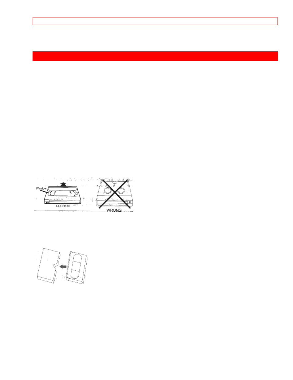 Video cassette tape information | Hitachi VT-MX424A User Manual | Page 9 / 46