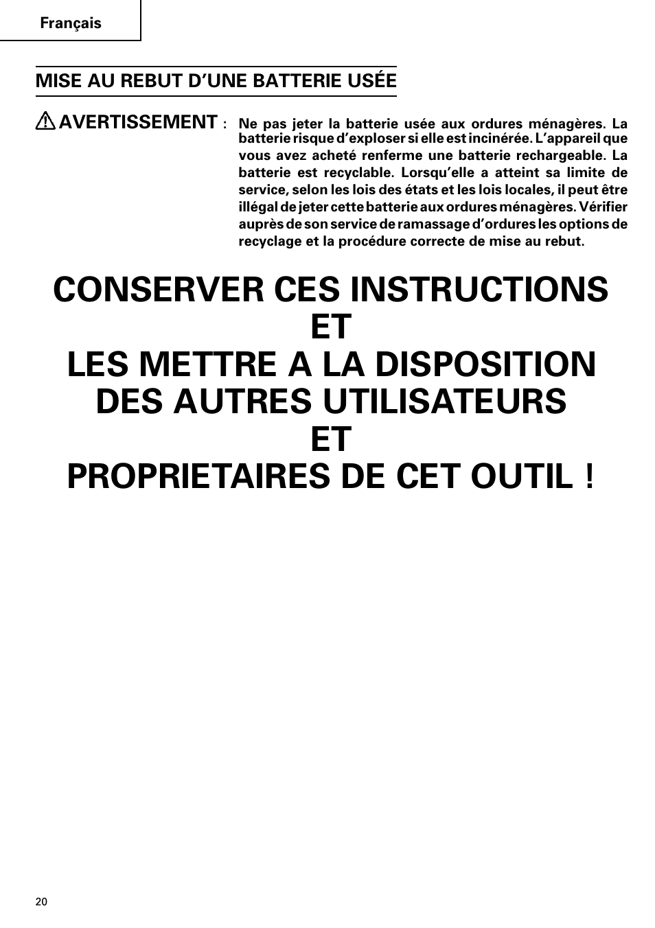 Hitachi ET 18DM User Manual | Page 20 / 44