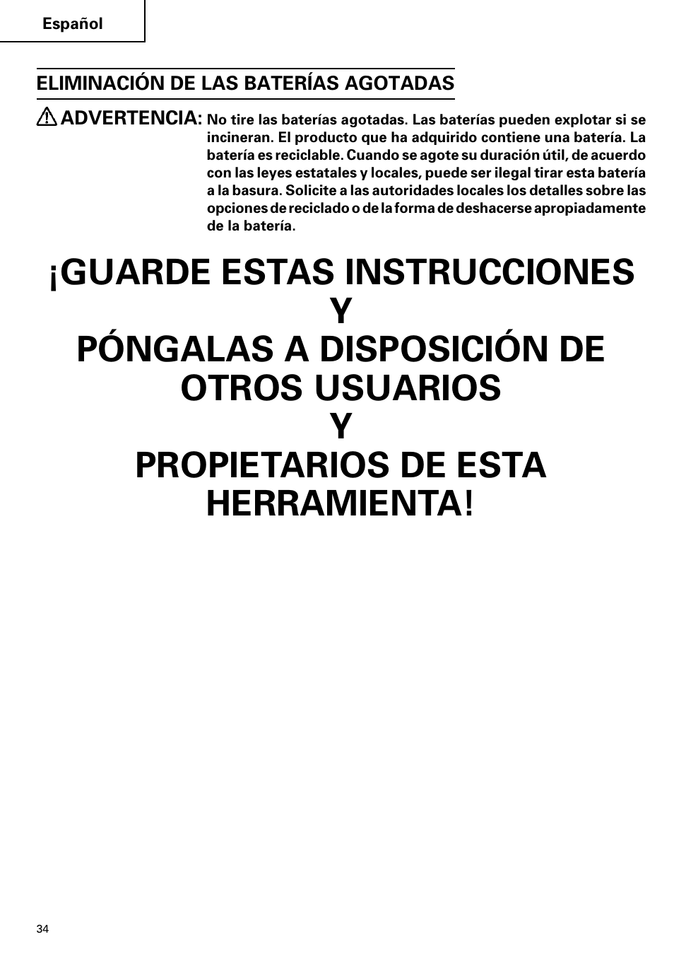 Hitachi ET 18DM User Manual | Page 34 / 44
