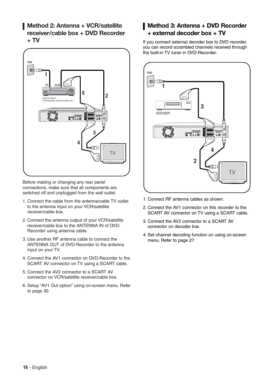 Hitachi DV-RX7000E User Manual | Page 16 / 93