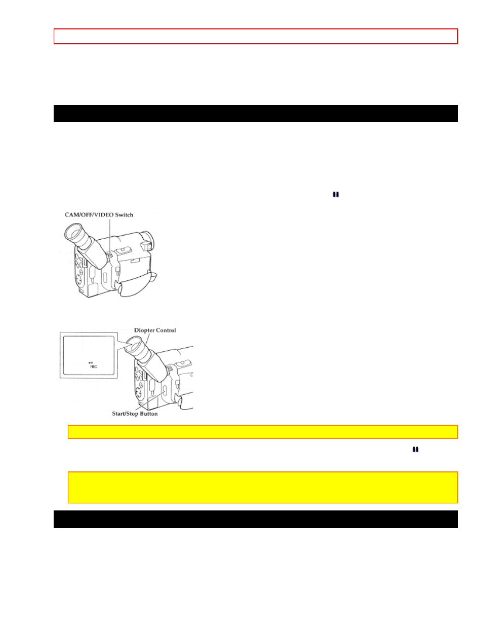 Making a basic recording, Playing back your recording, Connecting to a television with a vcr attached | Hitachi VM-E521A User Manual | Page 23 / 50