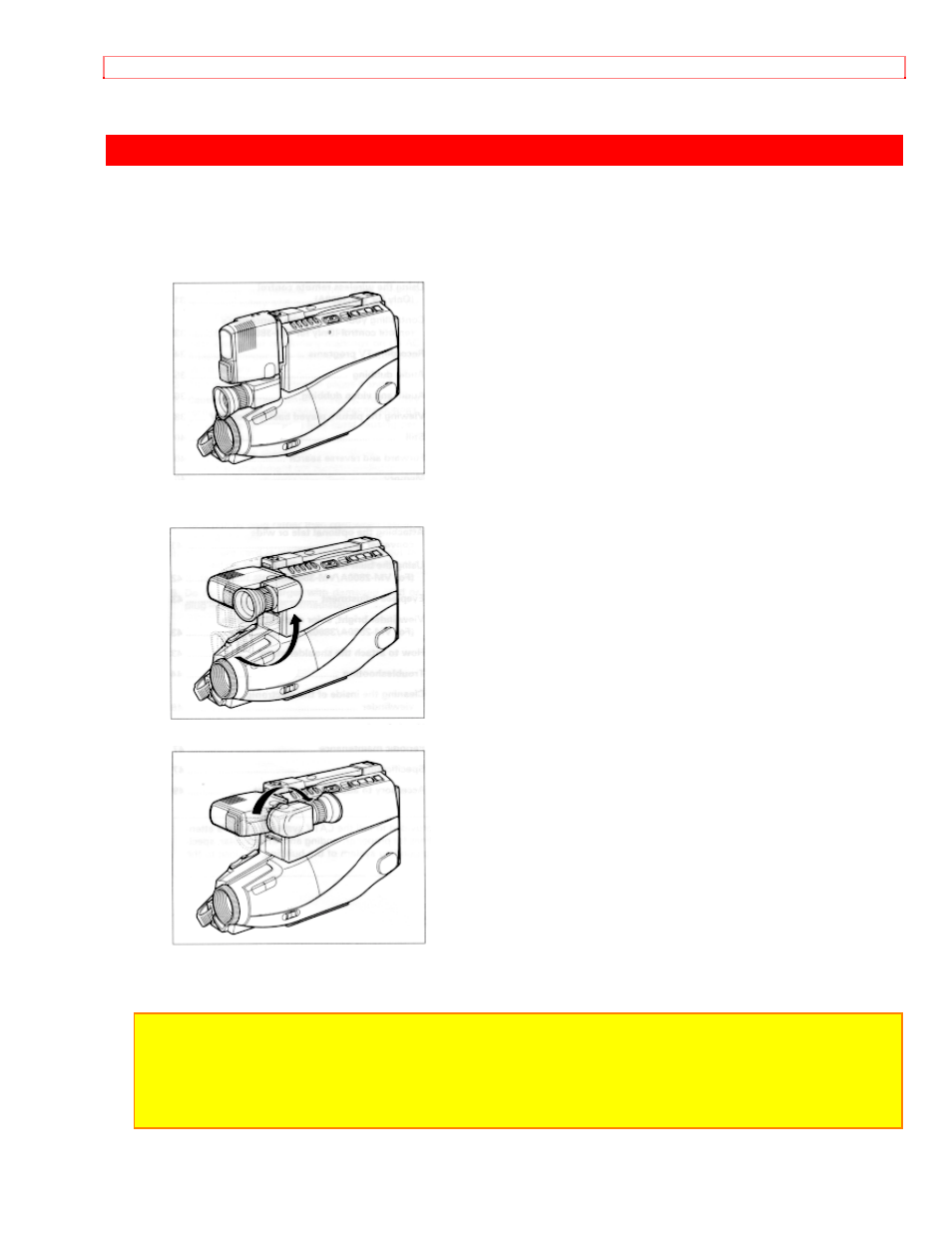 Electronic viewfinder | Hitachi VM-1700A User Manual | Page 14 / 68