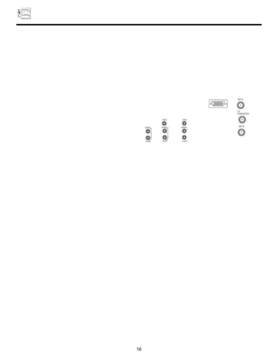 Connecting external audio sources | Hitachi 55DMX01W User Manual | Page 16 / 92