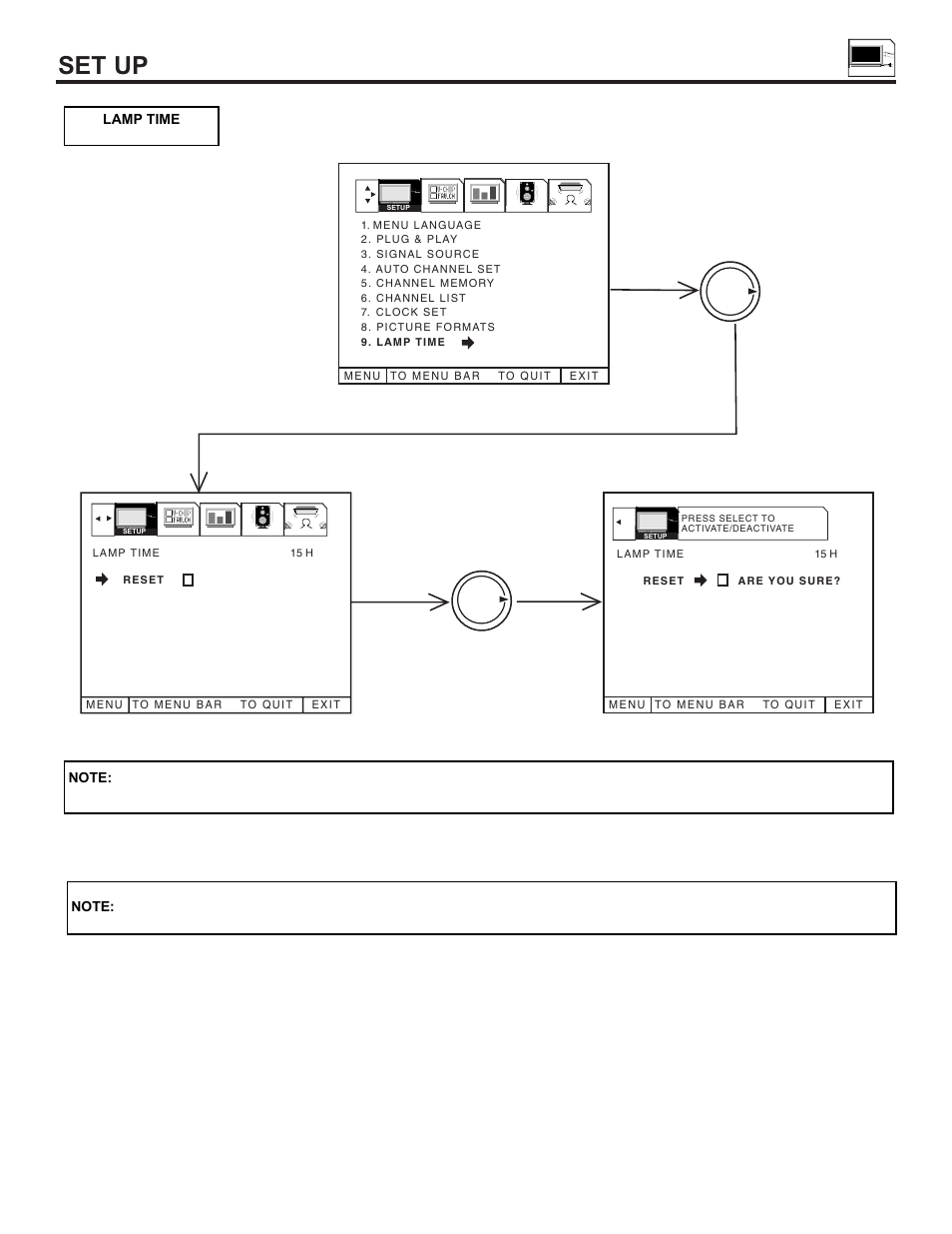 Set up | Hitachi 55DMX01W User Manual | Page 49 / 92