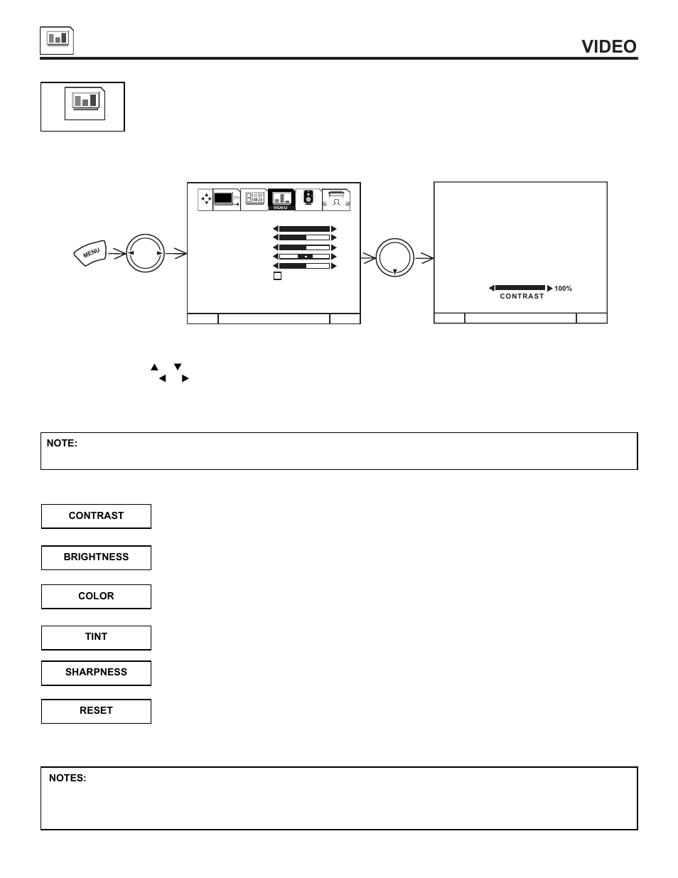 Video | Hitachi 55DMX01W User Manual | Page 58 / 92