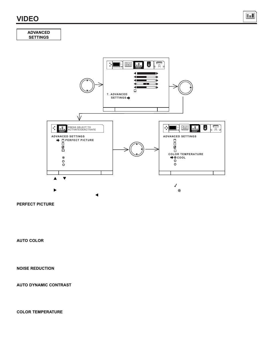 Video | Hitachi 55DMX01W User Manual | Page 59 / 92