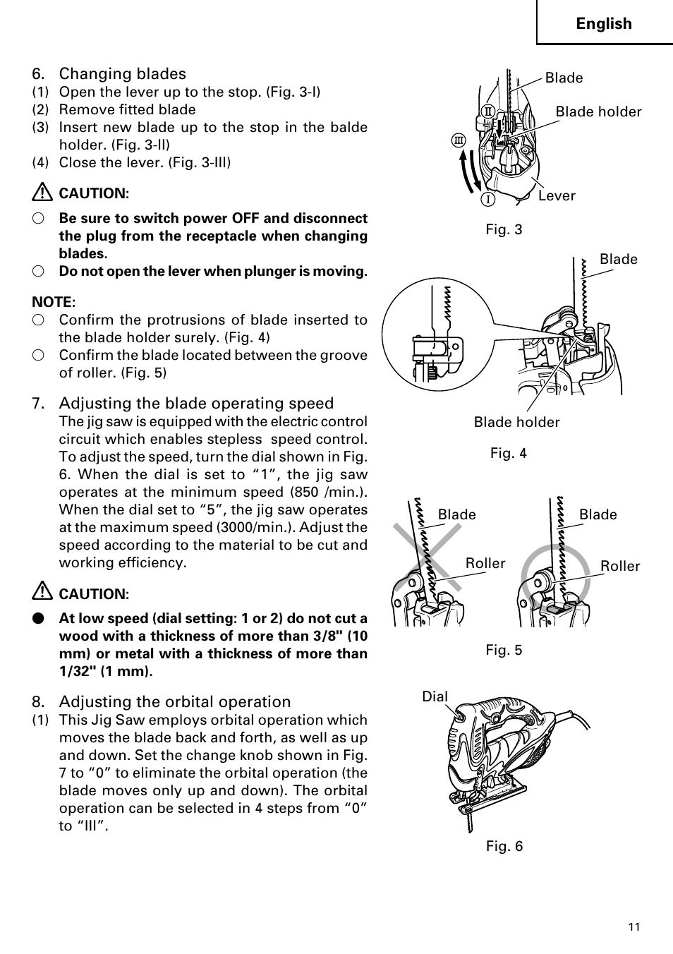 Hitachi CJ110MV User Manual | Page 11 / 56