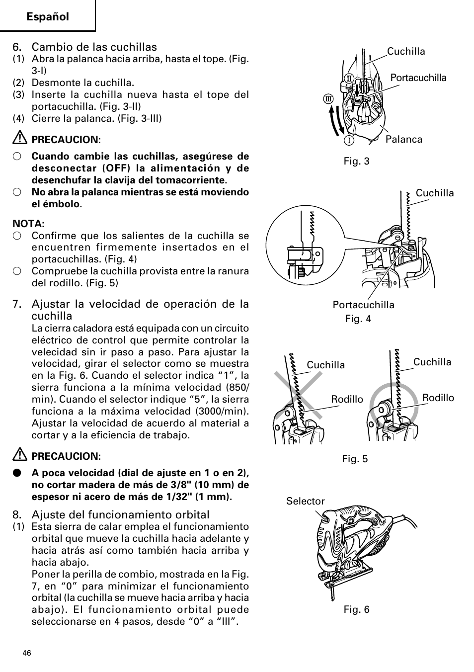 Hitachi CJ110MV User Manual | Page 46 / 56