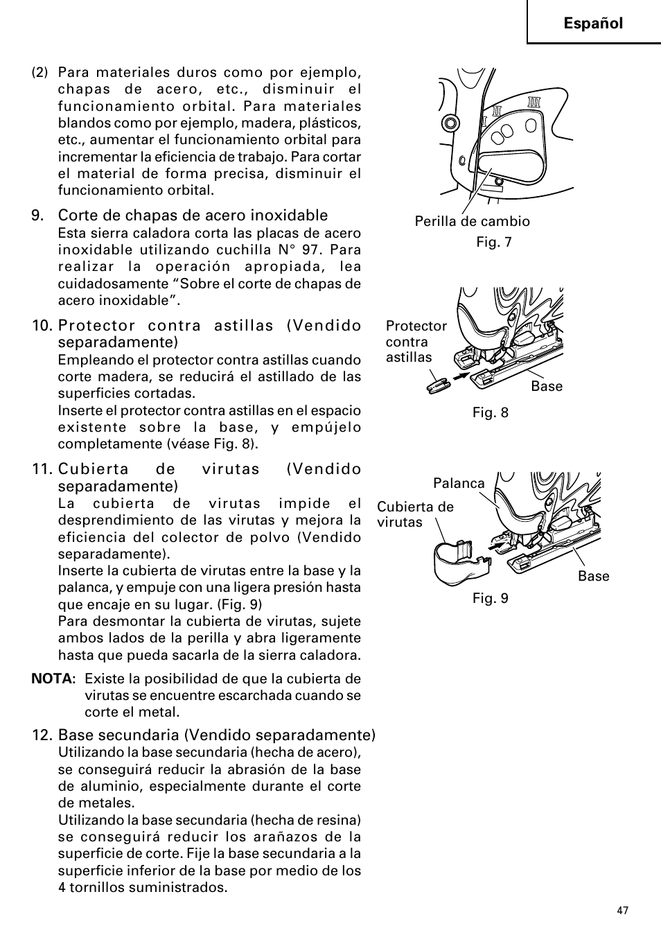 Hitachi CJ110MV User Manual | Page 47 / 56