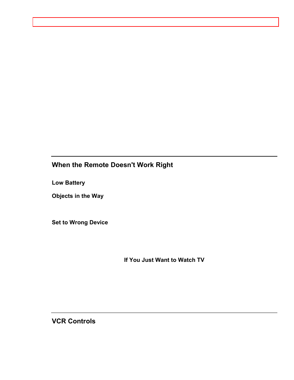 When the remote doesn't work right vcr controls | Hitachi VT-M181A User Manual | Page 16 / 43