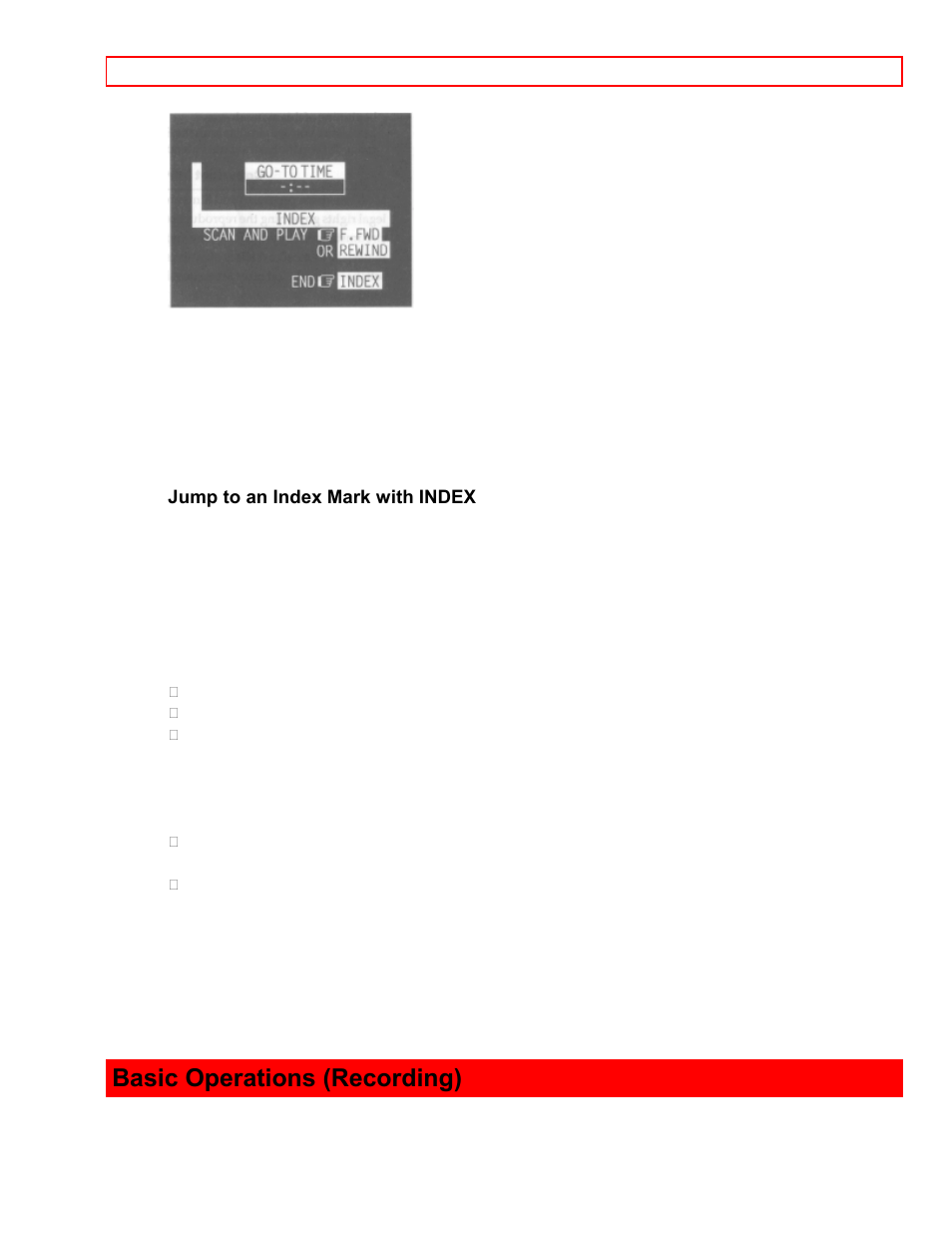 Basic operations (recording) | Hitachi VT-M181A User Manual | Page 27 / 43