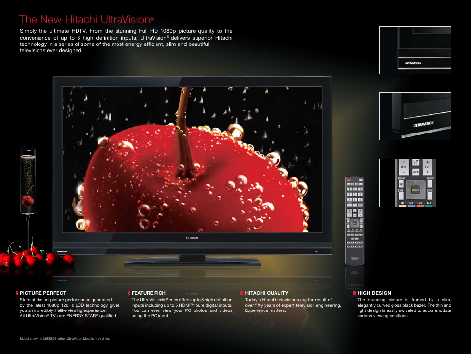 The new hitachi ultravision | Hitachi L42A403 User Manual | Page 2 / 8
