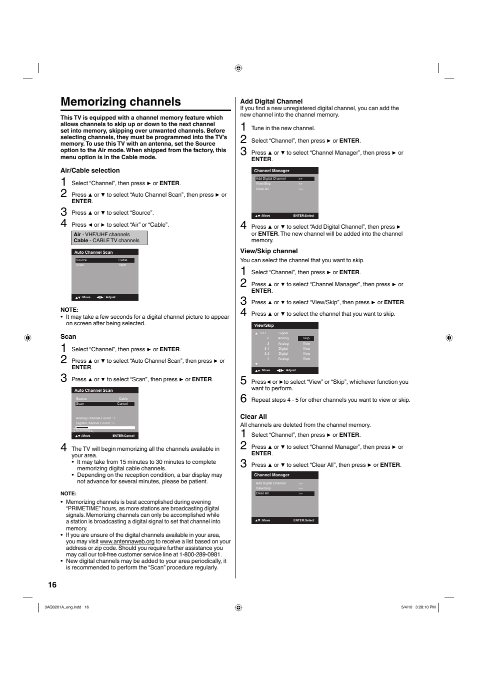 Hitachi LE19S304 User Manual | Page 16 / 27