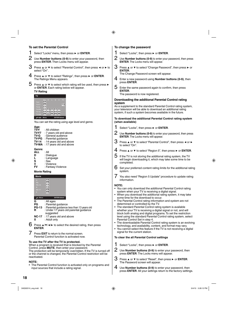 Hitachi LE19S304 User Manual | Page 18 / 27