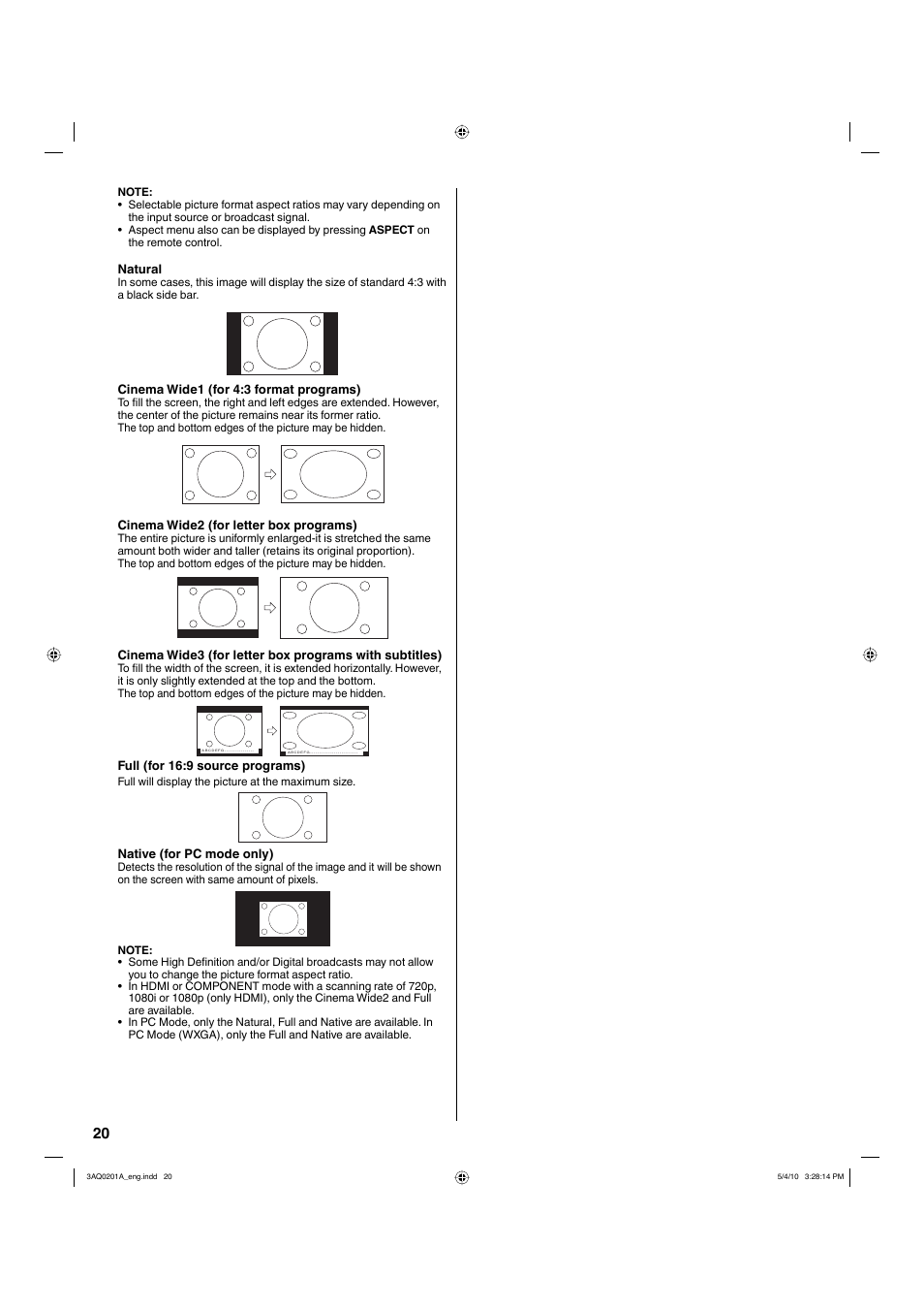 Hitachi LE19S304 User Manual | Page 20 / 27
