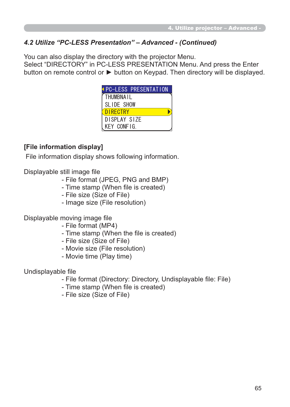 Hitachi CP-X268AWF User Manual | Page 144 / 163