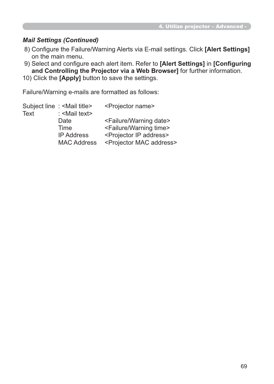 Hitachi CP-X268AWF User Manual | Page 148 / 163