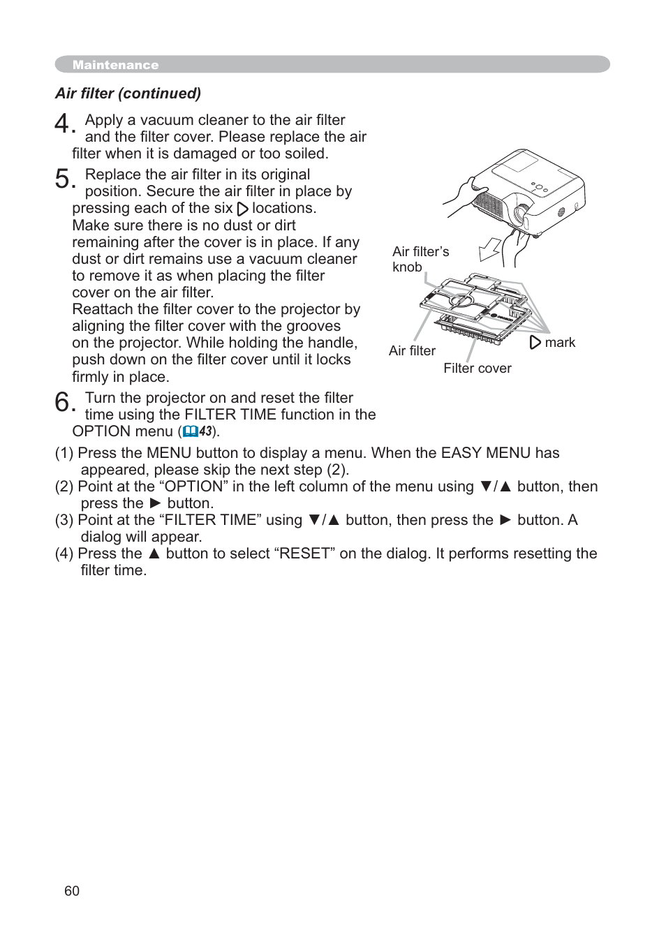 Hitachi CP-X268AWF User Manual | Page 69 / 163