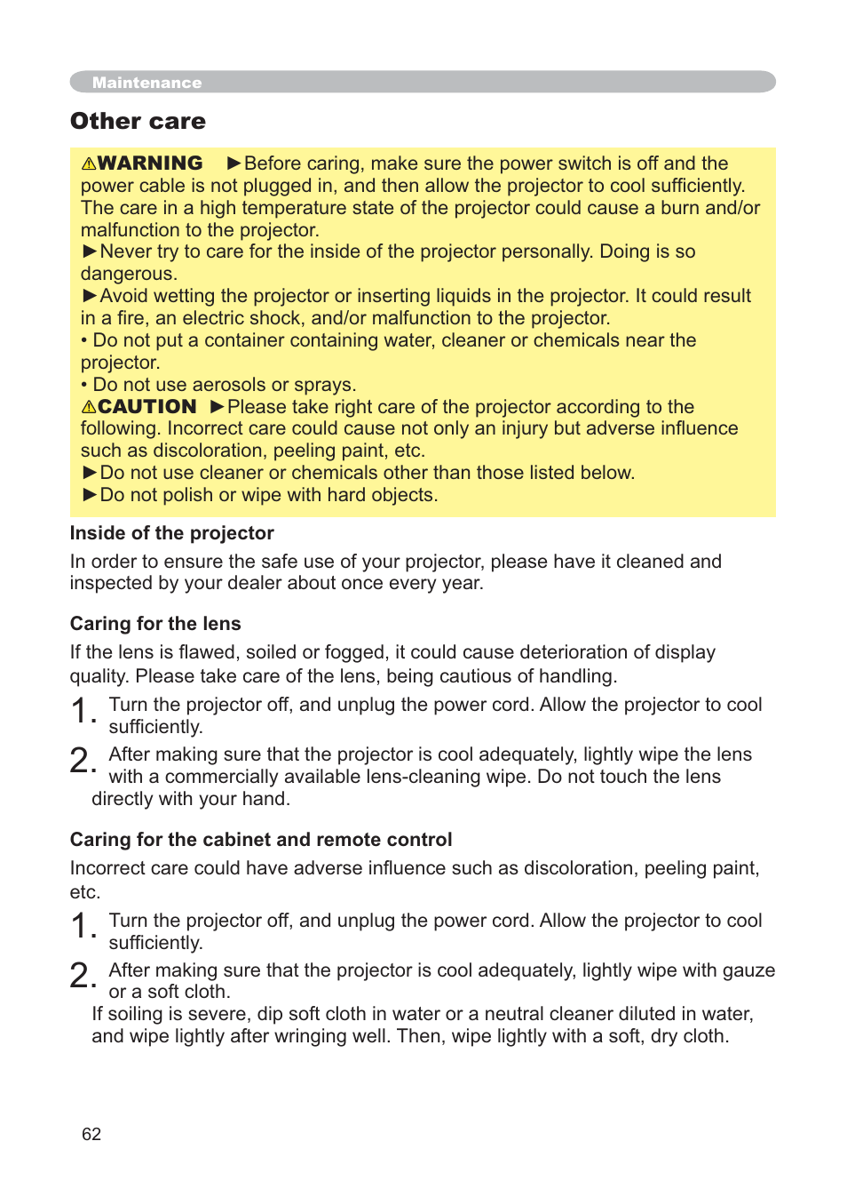 Hitachi CP-X268AWF User Manual | Page 71 / 163