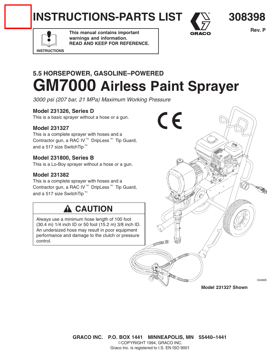 Hitachi GM7000 231327 User Manual | 36 pages