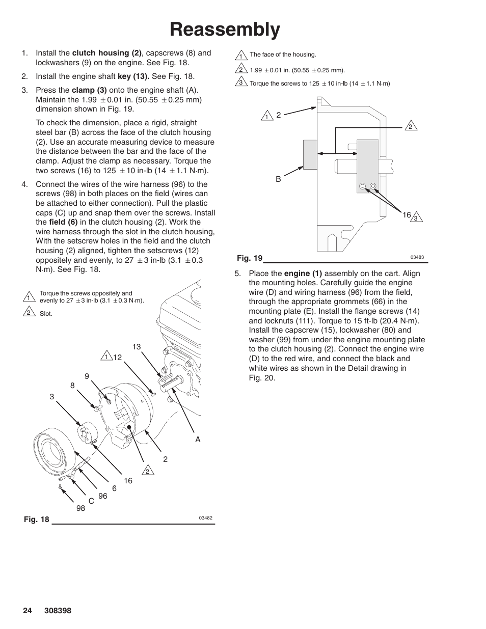 Reassembly | Hitachi GM7000 231327 User Manual | Page 24 / 36