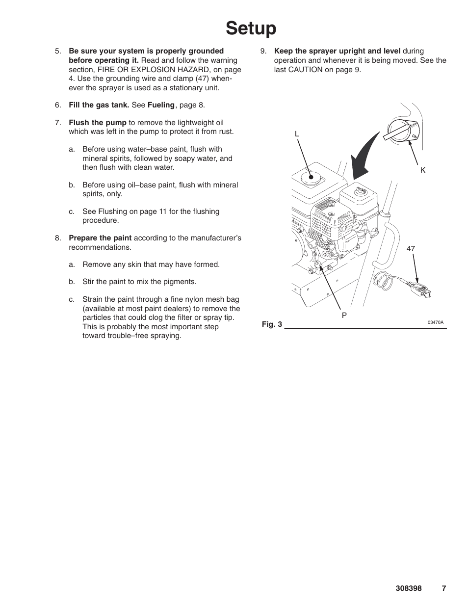 Setup | Hitachi GM7000 231327 User Manual | Page 7 / 36