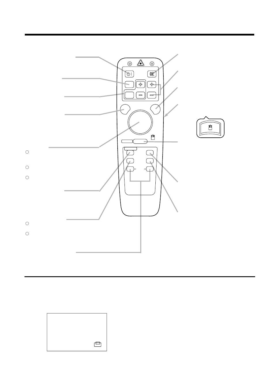 Names and functions of each part (continued), Remote control transmitter | Hitachi CP-S840W/E User Manual | Page 10 / 34