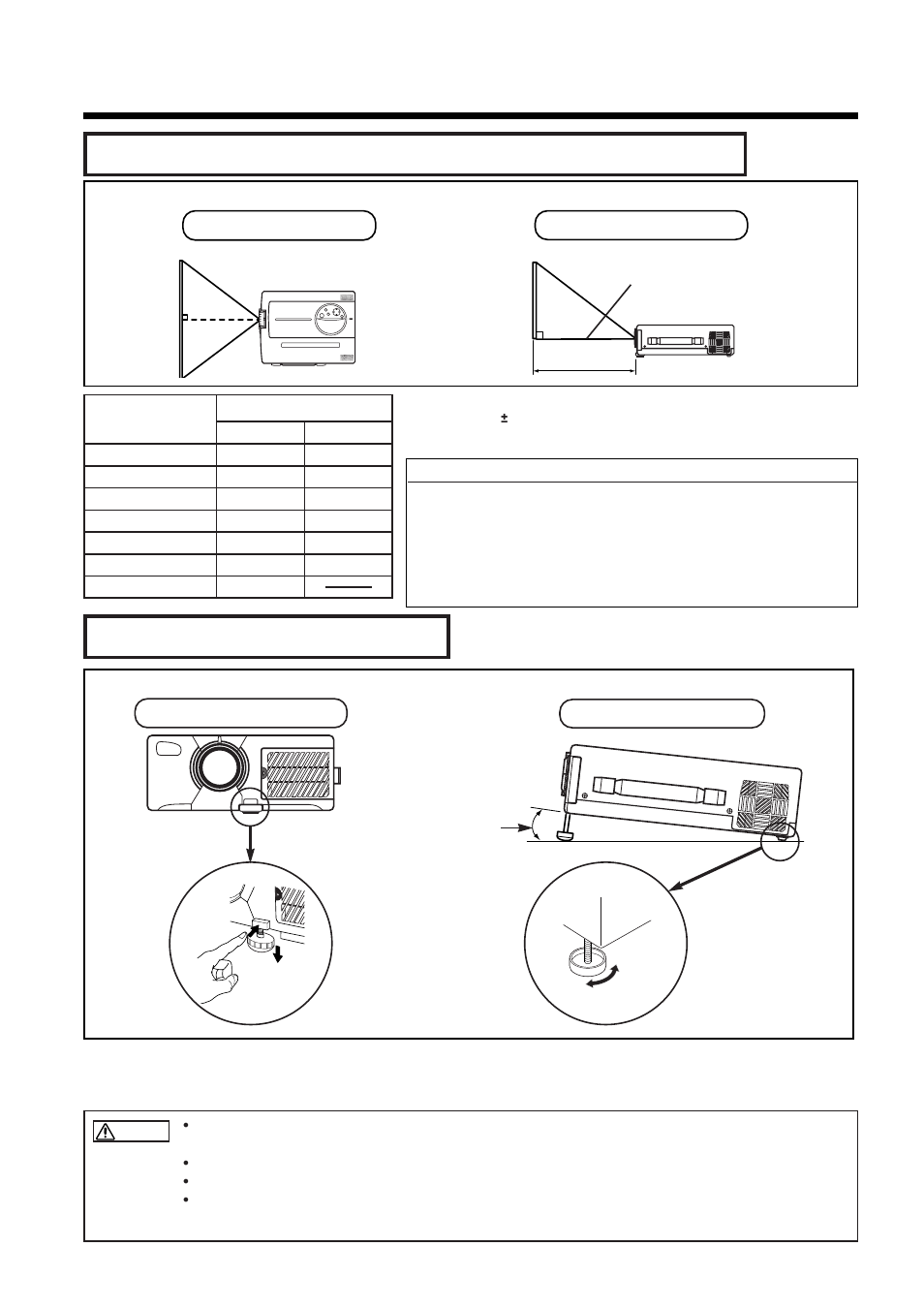 Installation | Hitachi CP-S840W/E User Manual | Page 12 / 34