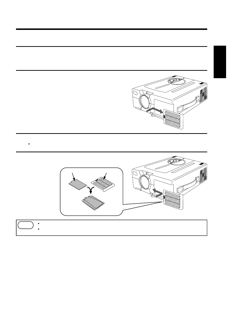 Cleaning the air filter | Hitachi CP-S840W/E User Manual | Page 29 / 34