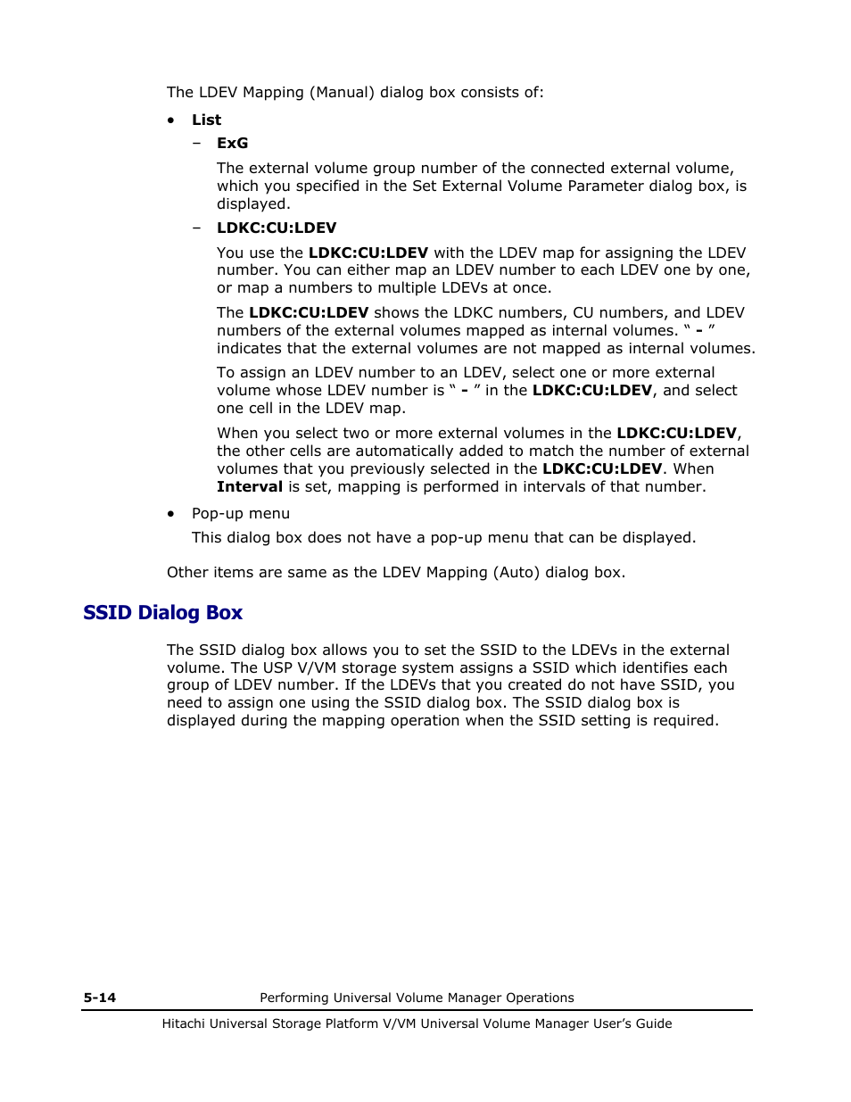 Ssid dialog box, Ssid dialog box -14 | Hitachi MK-96RD626-07 User Manual | Page 106 / 205