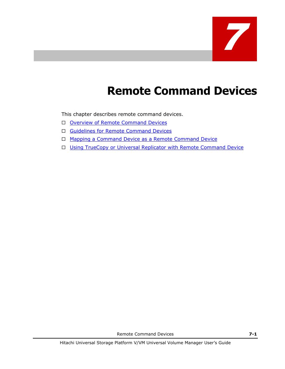 Remote command devices, Remote command devices -1 | Hitachi MK-96RD626-07 User Manual | Page 151 / 205