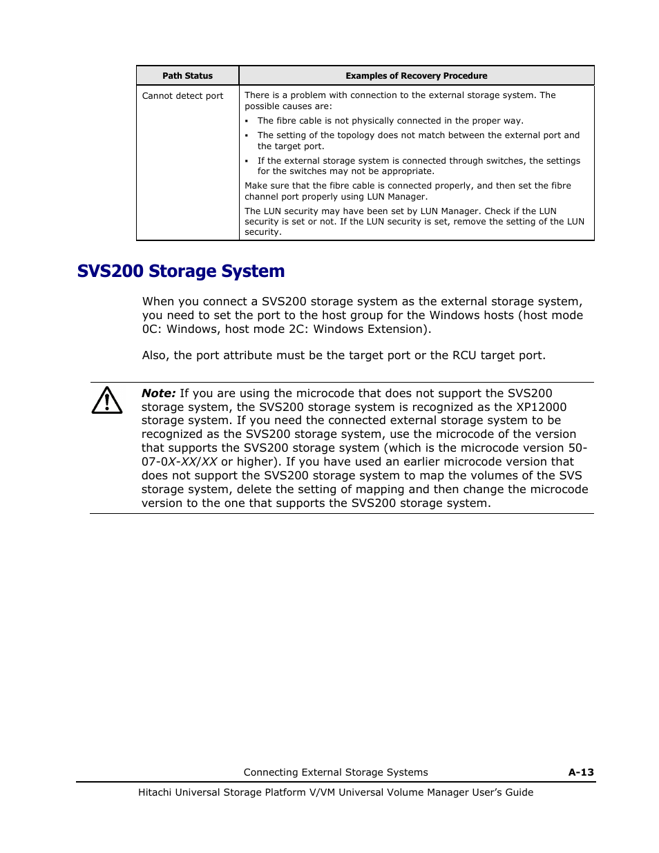 Svs200 storage system | Hitachi MK-96RD626-07 User Manual | Page 179 / 205