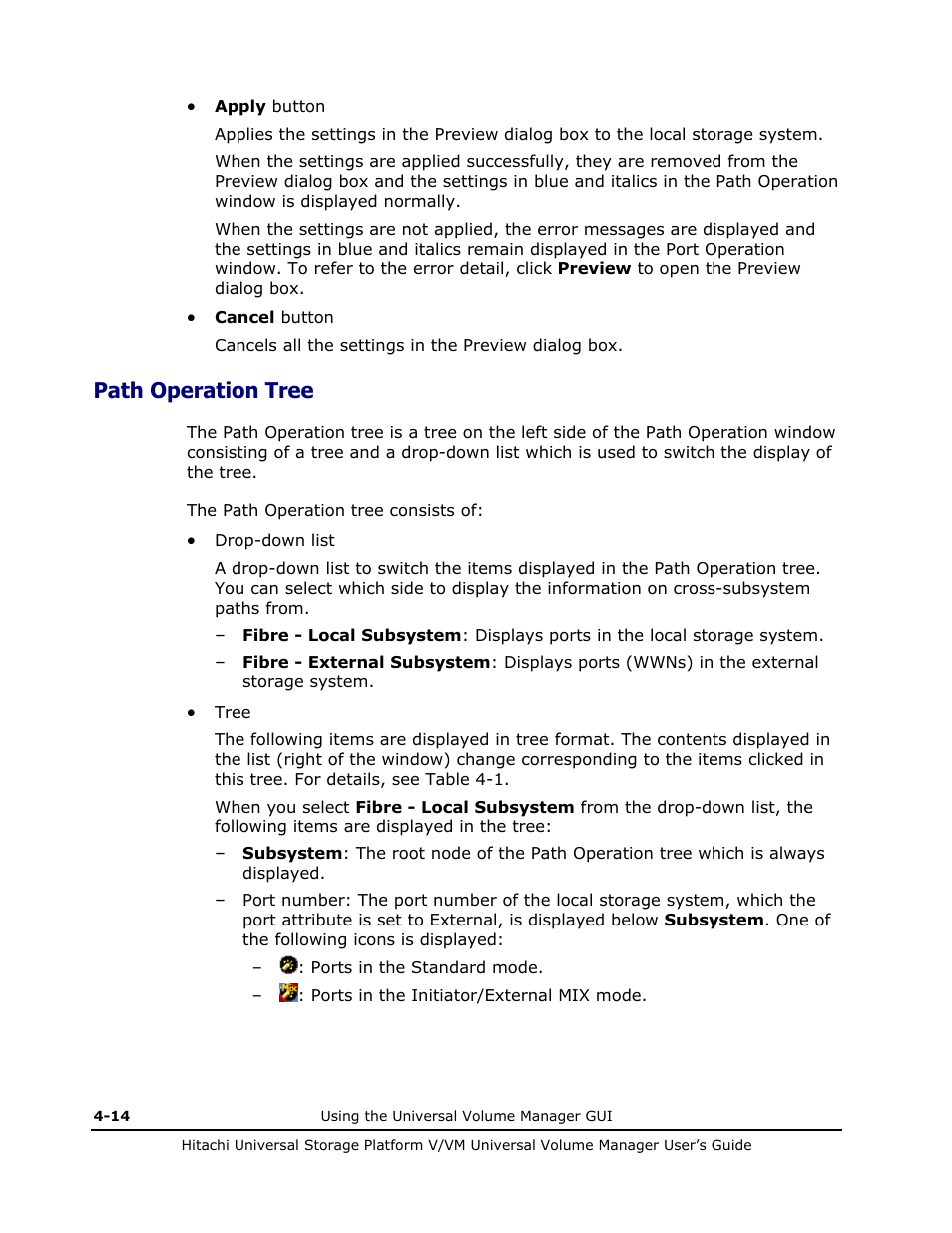 Path operation tree, Path operation tree -14 | Hitachi MK-96RD626-07 User Manual | Page 84 / 205