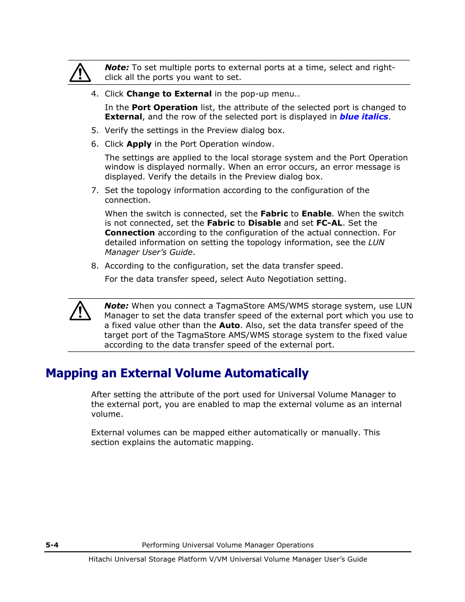 Mapping an external volume automatically, Mapping an external volume automatically -4, Add volume (auto) | Hitachi MK-96RD626-07 User Manual | Page 96 / 205